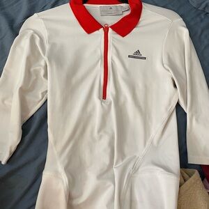 Adidas x Stella McCartney White and red polo. Women’s S